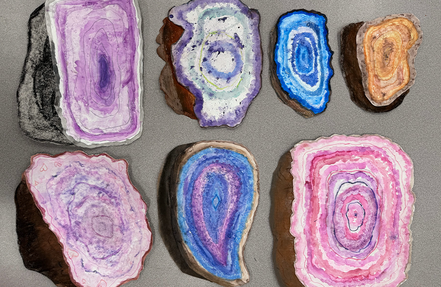 Watercolor Geodes