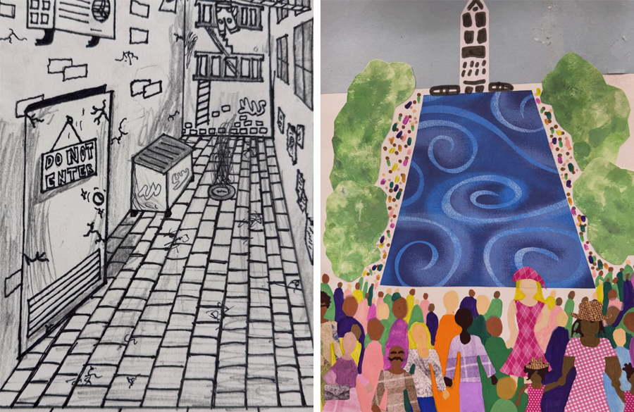 One-Point Perspective Studies