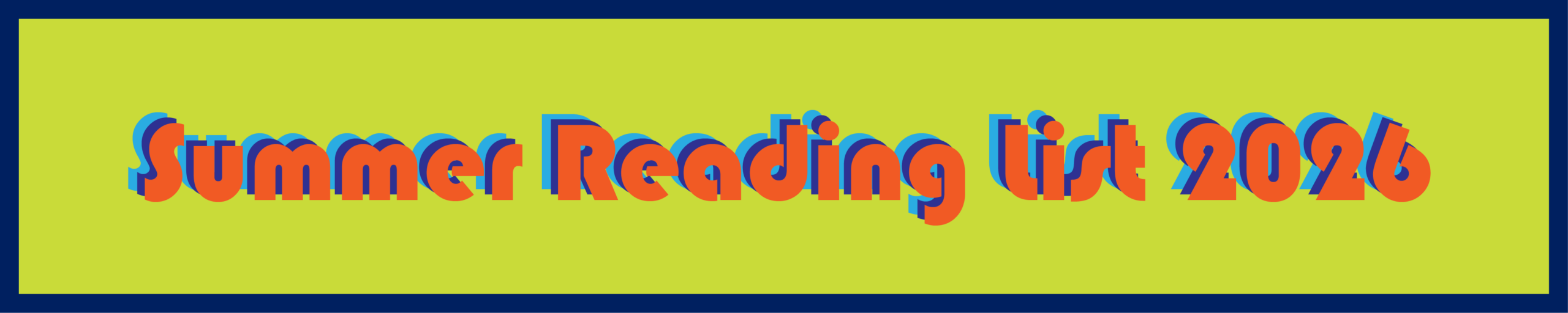 summer reading list 2026