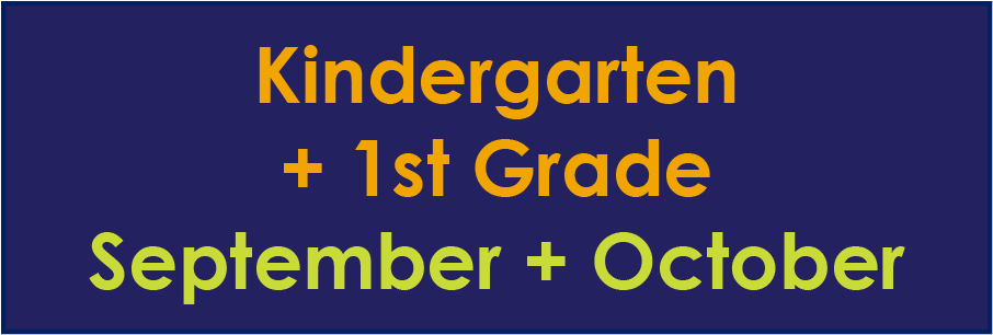 k-1 bookclub Sept+Oct